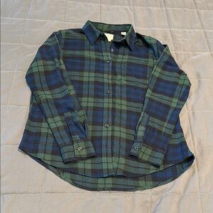 Weatherproof Green and Blue Comfort Stretch Flannel Shirt